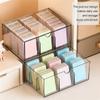ABWR-Clear Stapelbare Schublade für Toploader, MTG, TCG, PTCG, Sportkarten 9 Fächer Sammelkarten Aufbewahrungs-Organizer-Box