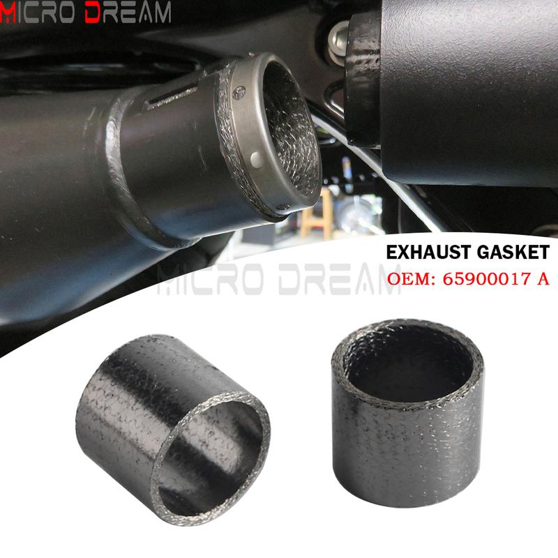 Exhaust Gasket Muffler Gasket For Harley Sportster XL883 1200 Dyna FXDB FXDL Softail Touring Motorcycle Accessory OEM #65900017A