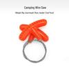 ZISIZ Mini kieszonkowa piła drutowa ze stali nierdzewnej Outdoor