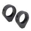 Aluminium Alloy Motorcycle Modified Turn Signal Light Mount Bracket 41mm Fork Clamps Black