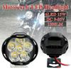 2/1PCS Work Lights 6 LED Motorcycle Headlight Spot Light Waterproof Super Bright Auxiliary Scooters Universal 12v Led Bar
