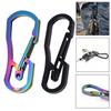 Multifunctional Carabiner for Key Ring Clip for Titanium Plating for Key Chain Holder Bottle Opener for Home, Office, Ca