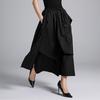 Retro Japanese Wide-Leg High-Waisted Casual Suit Pants – Modern Multi-Layer Design