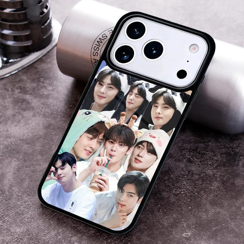 Cha Eun Woo TV True Beauty Kpop Phone Case For iPhone 17 16 15 14 13 12 11 Pro Max Plus 17Air Soft Silicone Cover