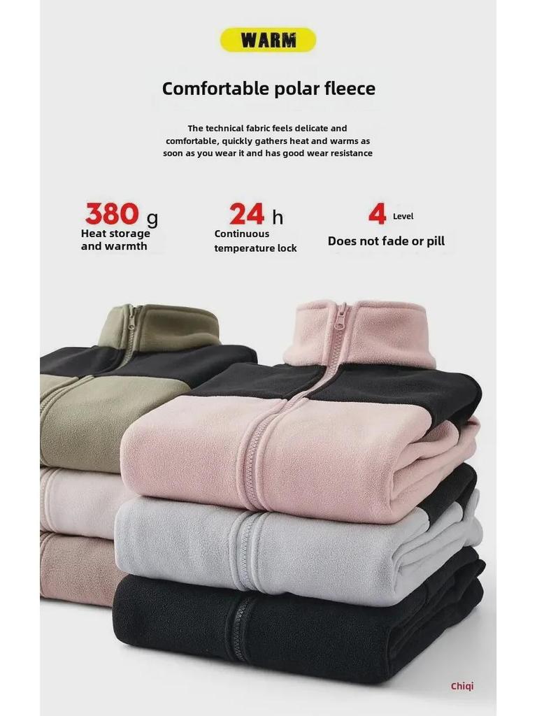 Men's and Women's Windproof, Waterproof, and Oil-Resistant Thickened Mountaineering Jacket for Autumn and Winter