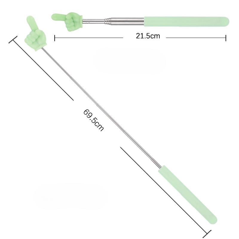 Retractable Teacher Pointers Classroom Demonstration Sticks Finger Batons Early Education Toys Creative Teaching Props and Play Toys