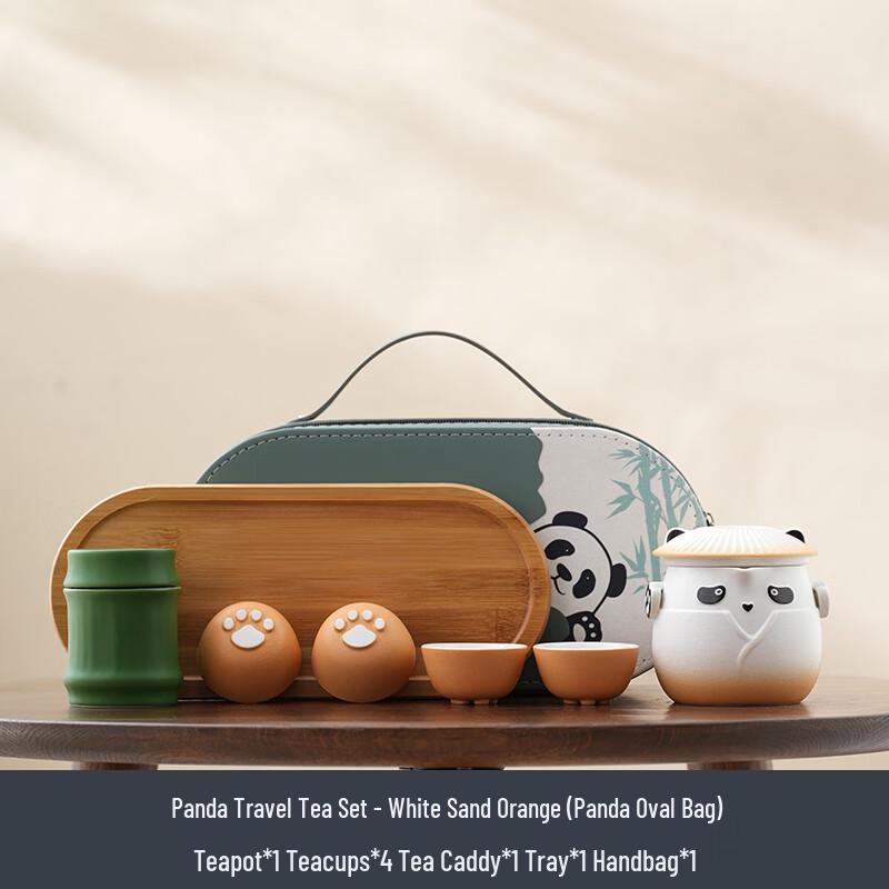Panda Themed Chinese Tea Set Gift Box