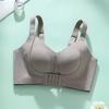 Large breasts show small underwear, full cup, thin adjustment type, seamless large size bra, double breasts, anti-sagging bra.