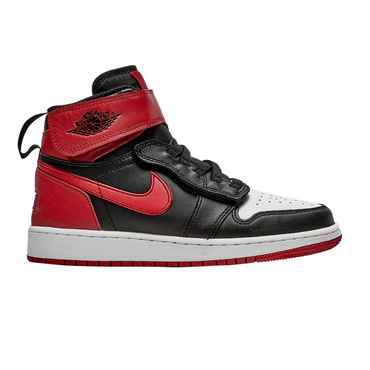 Jordan 1 High FlyEase Bred White Toe (GS) 38