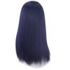 Wysokiej Jakości Peruka Cosplay Arcane Caitlyn Anime Ciemnoniebieska Długa Prosta Odporna na Ciepło Włosy Syntetyczne Szeryf Piltover Peruki