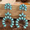 2PC Women's Fashion Bohemian Earrings, Jewelry Design, Suitable for Date, Party, Festival Gifts