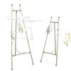 Luxury Nordic Wedding Welcome Photo Display Stand - Metal Easel Frame, Floor Standing.