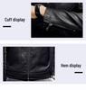 Woodpecker Men's Genuine Leather Motorcycle Jacket - Casual Spring/Autumn Outerwear