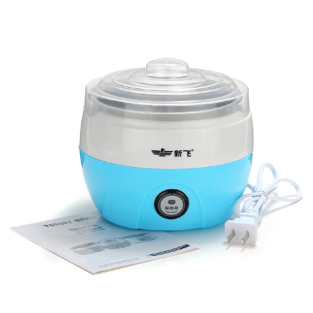 

US Household Automatic Yogurt Maker 15W Fully Stainless Steel Lnner Tank Top Grade Yoghourt Making Machine 220V синий
