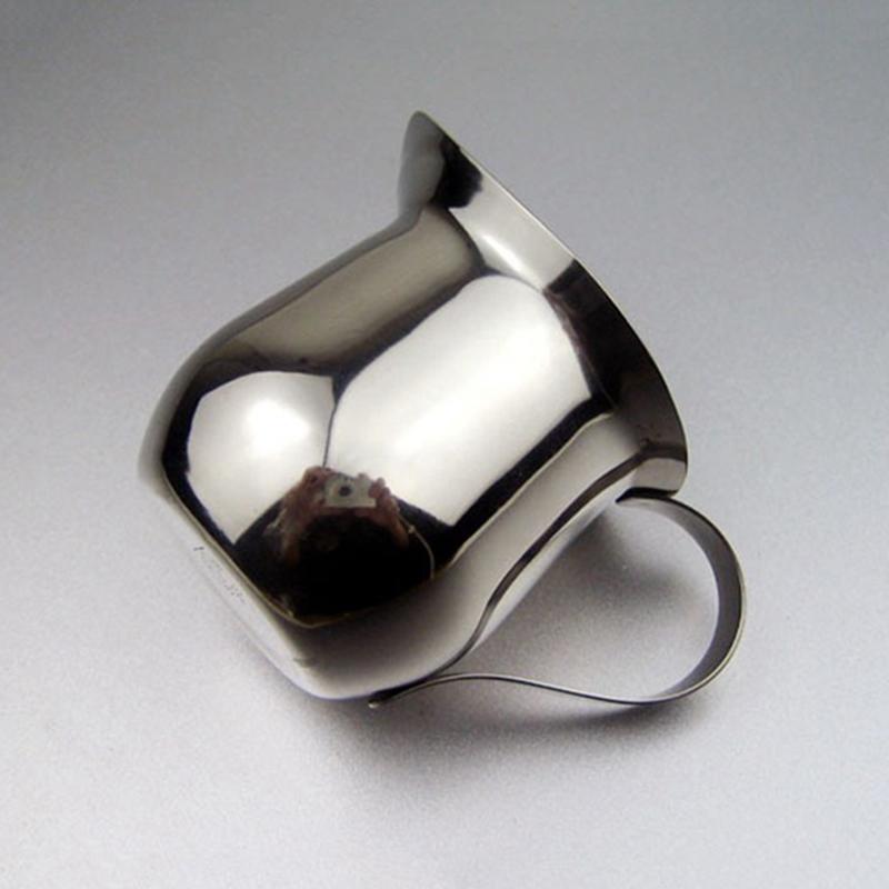 Mjölkkanna i rostfritt stål Mjölkkannor Dra-blom-koppar Kaffe Mjölkskummare Latte Art Mjölkskumverktyg Kaffeutrustning