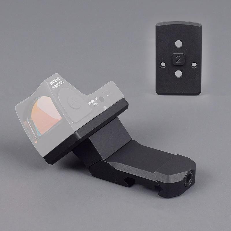 35/45 Degrees Offset Optical Side Metal Mount For T01 T02 RM Red Dot Sight Scope Base Bracket 20mm Rail Hunting Accessories