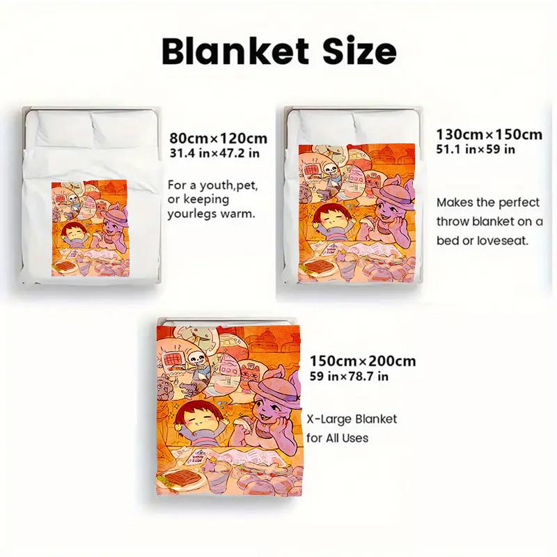 Dungeon Series 2D Flat Pattern Flannel Blanket High Quality All Seasons Warmth and Comfort Perfect for Christmas Gifts.PMT0914286