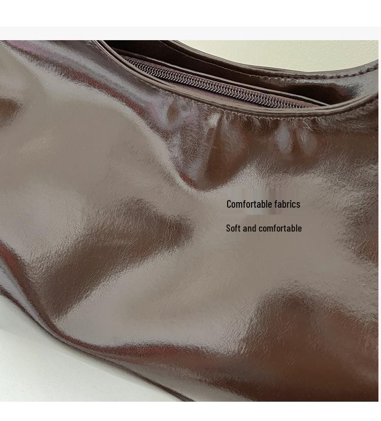 Women's Large Capacity Crossbody Bag - Solid Color PU Shoulder Handbag for Autumn/Winter