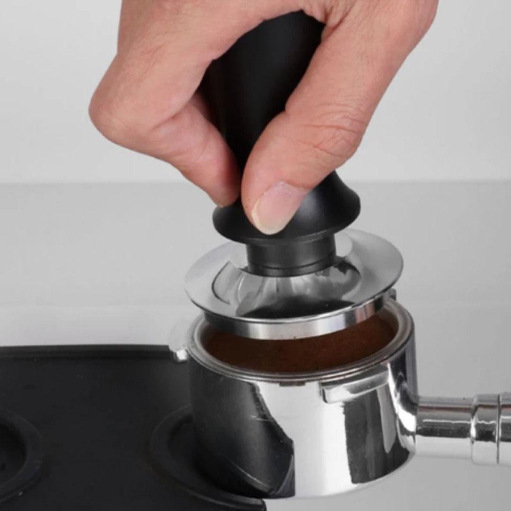 Flat/Thread Base Stainless Steel Coffee Tamper Spring Loaded Tamper  Coffee Shop