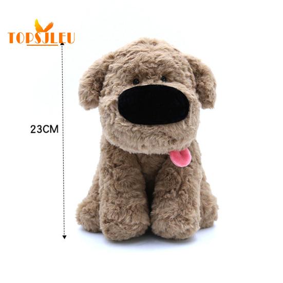 Plyšová hračka s velkým nosem, zatahovací jazyk, roztomilý výraz, plyšový pes, dětský společník, dárek k narozeninám, domácí dekorace