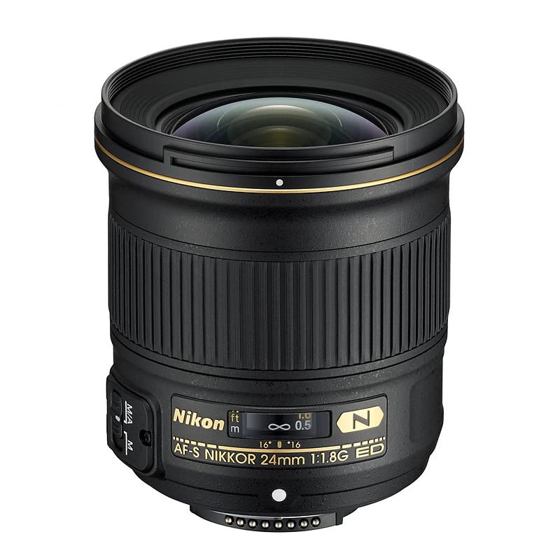 Nikon FX NIKKOR 24mm ED Fixed Lens with Autofocus for Nikon DSLR Cameras AF-S f/1.8G