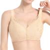 New Wavy Lace Front Buckle Underwear Women's Setting Cup Adjustable Shoulder Strap No Steel Ring Large Size Text