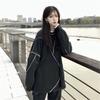No Hat Hoodies Harajuku BF Style Black Hip-hop Chic Teens Sweatshirts Autumn Trendy All-match Daily Simple Womens Streetwear New