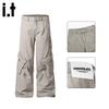 CHOCOOLATE Men's Retro Straight-Leg Cotton Cargo Pants