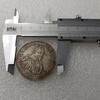 German 1632 Replica Silver-Plated Commemorative Coin in Brass