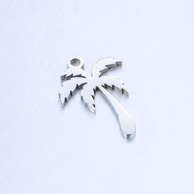 Set of 5 Fashionable Coconut Tree Charm Adornments Fashion Accessory for Personalizing Necklaces and Bracelets