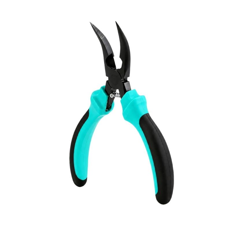 Chicken Foot Deboning Tool, Steel and Rubber Pliers with Bone-Gripping Teeth and Return Spring for Food Preparation