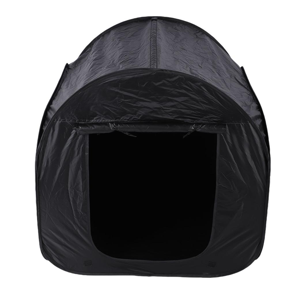 Kids Sensory Tent Portable Pop Up Children Play Tent Black with Door and Window for Indoor
