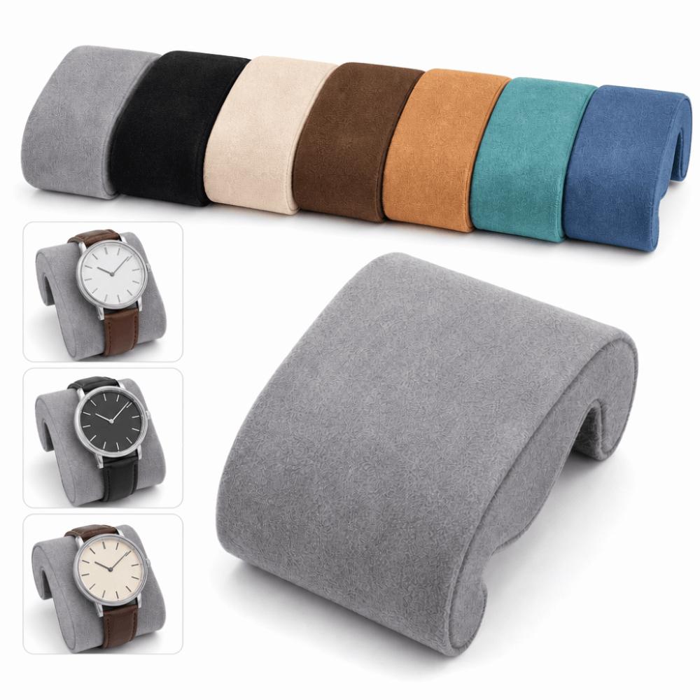 Fixed Watches Storage Pillow Suede Velvet Wristwatch Cushion New Fixed Pillows Watch