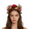 Beautiful Cloth Fabric Flower Headband Hair Hoop With Butterfly Detail For Women Girls Special Event And Daily Use