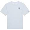 Loose Fit Round Neck Short Sleeve T-Shirt Men Tops Light-Blue NT7UR17D