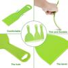 5 Pcs Of Plastic Flexible Paint Scraper Razor Blades Tool Steel Blades For Painting