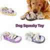 Interaktives Hundequetschspielzeug Schuhe Form Bissfest Hausschuhe Haustier Kauspielzeug Welpe Spielen