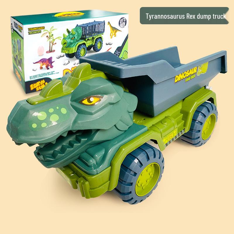 Dinosaurier Bagger Spielzeug: Tyrannosaurus Rex Transportfahrzeug für Kinder