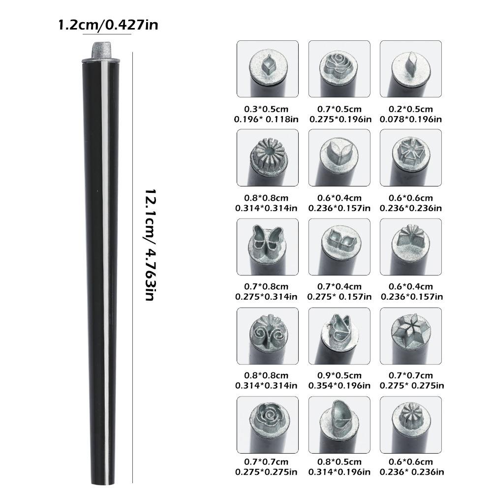 5/10/15Pcs Flower Butterfly Nail Art Stamp Pen Set Manicure Painting Drawing Templates  Nail Print