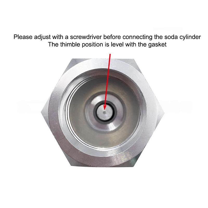 1 Set Tr21-4 To W21.8-14 Convert Adapter Co2 Cylinder Soda Water Accessories For Aquarium Fish Homebrew Beer Corny Keg Co2 Parts