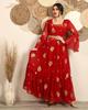 Spring/Summer 2022 Sexy Chiffon Embroidered Belt Dress for Women