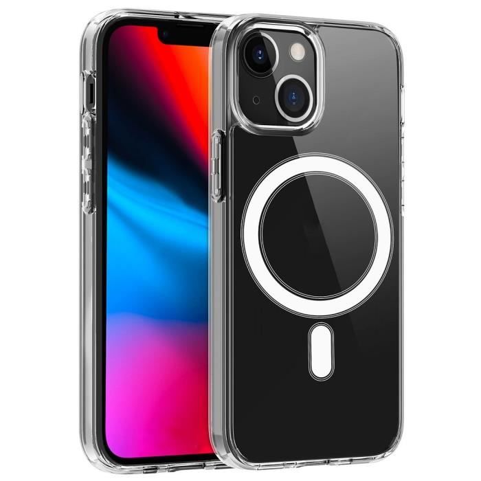 Coque Silicone - PROSHOP - iPhone 13 mini - Transparent - Aimant intégré - Protection légère