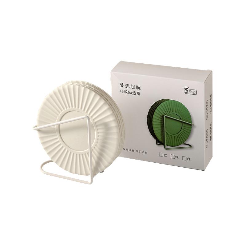 Coasters, Kitchen Teacup MATS, Placemats, Silicone Heat-resistant MATS, Table and Bowl MATS, Heat Insulation MATS, Anti-slip MATS