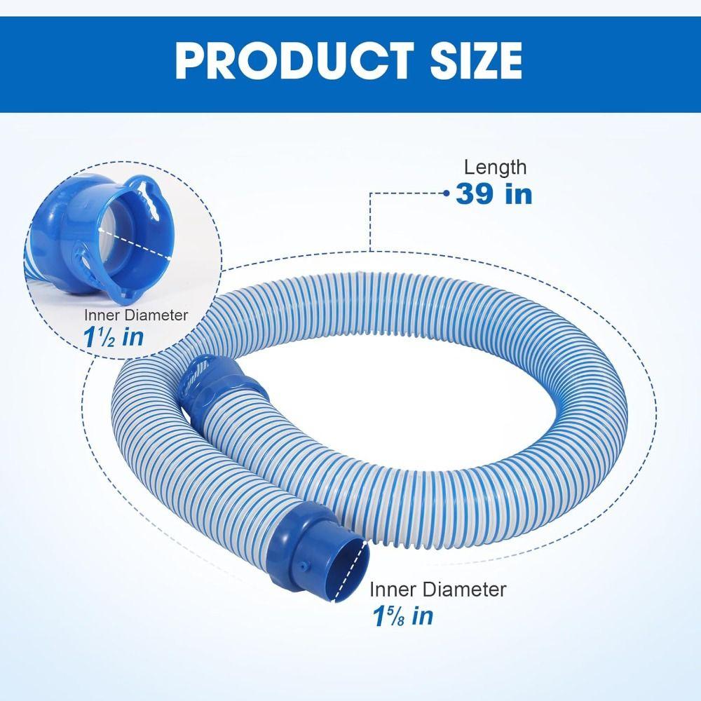 39inch Pool Cleaner Hose Heavy Duty Swimming Pool Hose Durable Suction Pool Pipe