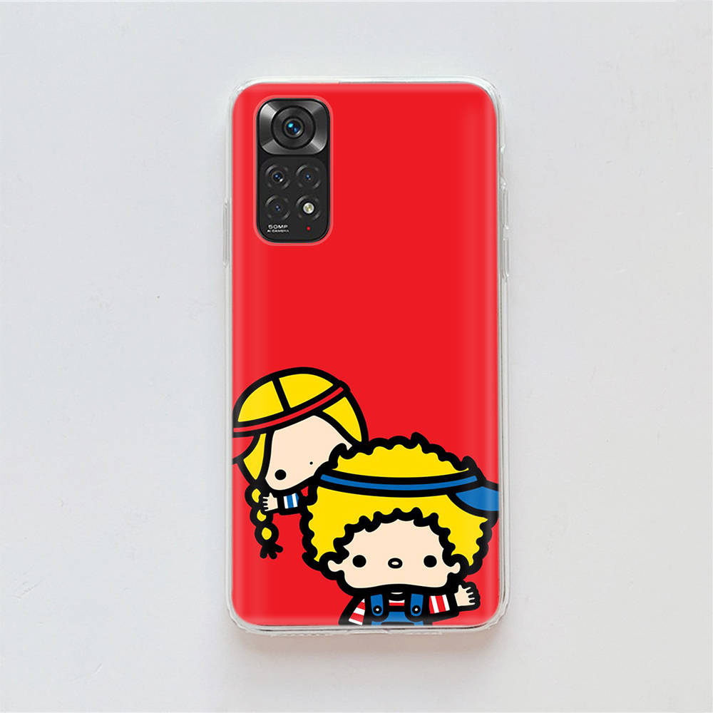 KT74 Yoshikitty Sanrio Hülle für Samsung A04 A14 A23 A34 A54 M23 M33 M52 M53 Realme 10 9 C30S C35 C55 VIVO Y02S Y21 Y33S Y51 X80 Pro Klare Abdeckung