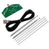 1 Set137MHz V-type Dipole Antenna DIY Kit For Horn Pole Antenna Satellite Aviation Cloud Map, Dipole Antenna Signal Reception