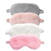 4-Piece Plush Sleep Masks - Silky Backing & Adjustable Fit