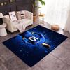 Blue Energy Soccer Player Area Rug Design for Outdoor Bedrooms Decorate room Dining Room Antislip Carpet Anime Office Decor Spiritual Gift