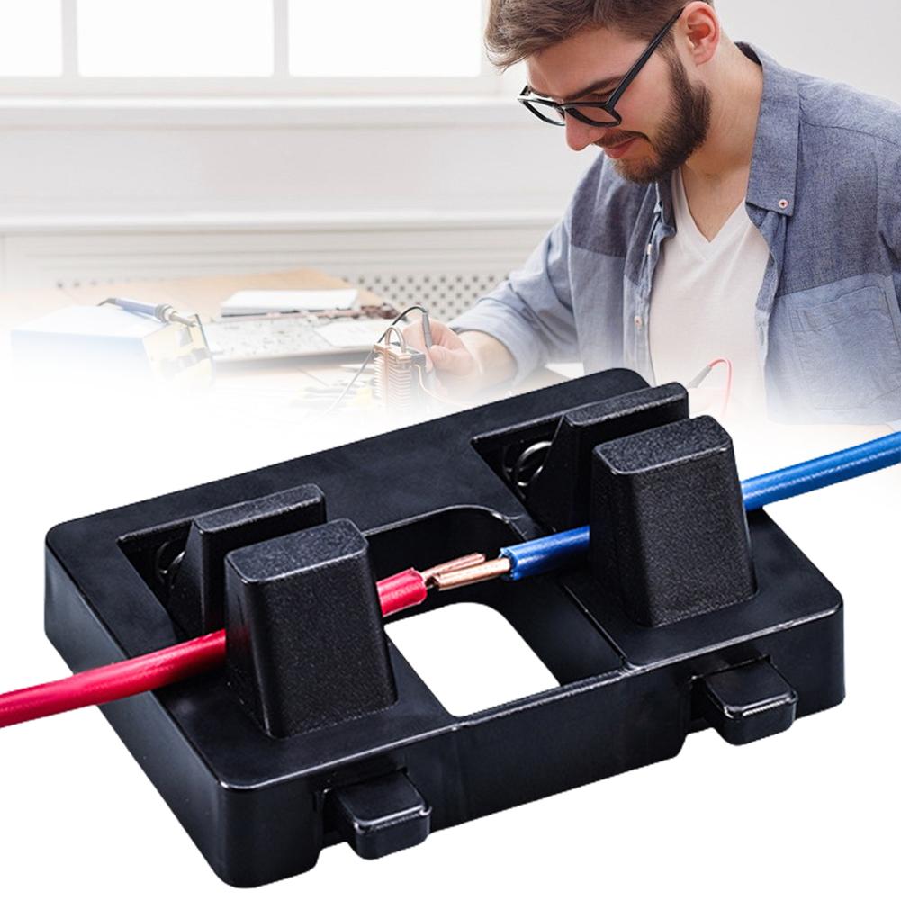 3/4 Pcs Welding Wire Fixture Thickened Soldering Holder Cable Clamps Welding Table Bracket Fixed Clamp Soldering Repair Tools