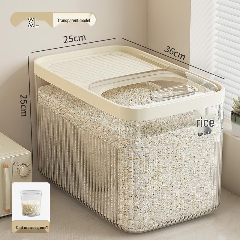“2024 Insect-Proof, Moisture-Proof Rice Storage Bin with Gallon Capacity”